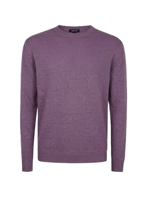 Avant ToiMaglione girocollo lilla Avantoi | 226SU3560LSSVG-HV01138 WISTERIA